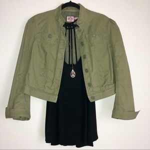 Juicy Couture Olive Bomber Jacket
